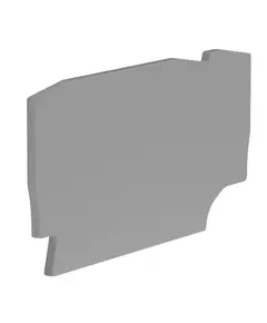 Крышка для клеммы 3 точки подключения на 2.5кв.мм DKC ZEFC211GR