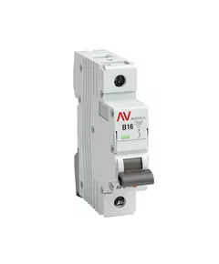 Выключатель автоматический модульный 1п B 16А 10кА AV-10 AVERES EKF mcb10-1-16B-av