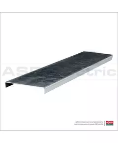 Крышка для лотка осн.100 L3000 сталь 1мм КЛц-100 оцинк. ASD-electric EI-02.01.31.027