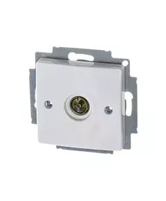 Розетка телевизионная одиночная TV Basic механизм альп. бел. ABB 2CKA001724A4276