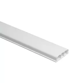 Кабель-канал плинтусный 80х20 L2000 пластик ЭЛЕКОР IEK CKK20-080-020-1-K01