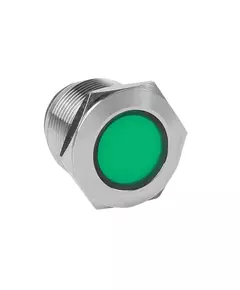 Лампа сигнальная S-Pro67 19мм зел. 24В EKF s-pro67-322