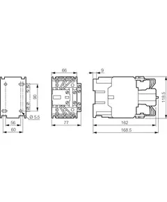 Контактор CTX-C для конд. Н.О.+Н.З 110А 230В Leg 029654