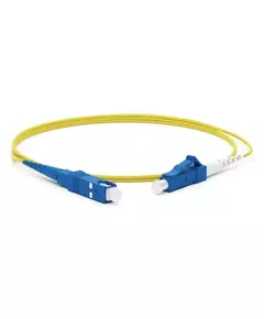 Патч-корд FC-S2-9-LC/UR-SC/UR-H-1M-LSZH-YL волоконно-оптический (шнур) SM 9/125 (OS2) LC/UPC-SC/UPC simplex LSZH 1м Hyperline 242784