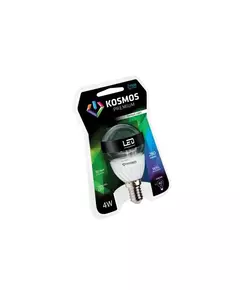 Лампа светодиодная KOSMOS premium 4Вт Шар прозрачный 45мм E14 230В 4500К Космос KLED4wGL45230vE1445C