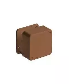 Коробка ОП Тусо распаячная 79х79х32мм 2 клемника корич. IP40 Ruvinil 65004К