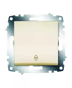Переключатель 1-кл. 1мод. СП Cosmo 10А IP20 (сх. 6) механизм крем. ABB 619-010300-209
