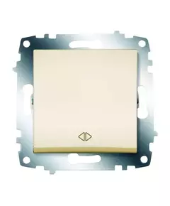Переключатель перекрестный 1-кл. 1мод. СП Cosmo 10А IP20 (сх. 7) механизм крем. ABB 619-010300-214