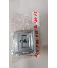 Розетка телевизионная проходная TV Cosmo экранир. алюм. ABB 619-011000-272