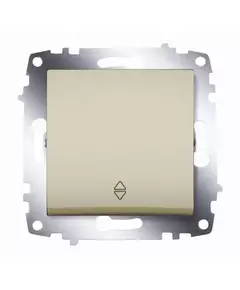 Переключатель 1-кл. СП Cosmo 10А IP20 (сх. 6) механизм титаниум ABB 619-011400-209