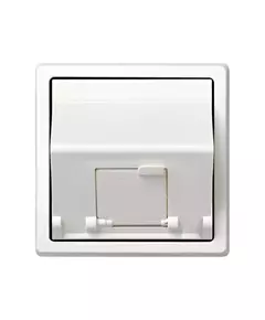 Адаптер на 1 RJ45(12) коннектор 75528; 75540; 75541; 75544-39 наклонный Simon73 Loft бел. 73085-60