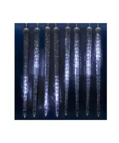 Гирлянда занавес светодиод. ULD-E3005-300/DTK WHITE IP44 ICICLE «Сосульки» UNIEL 11124