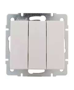 Выключатель 3-кл. СП Rain IP20 механизм бел. LEZARD 703-0288-109