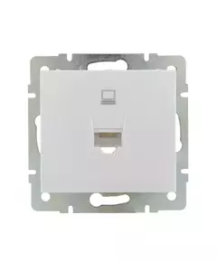 Розетка компьютерная СП Rain RJ45 16А IP20 механизм бел. LEZARD 703-0288-139