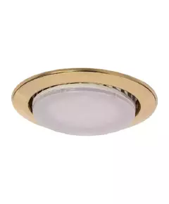 Светильник Montana 53 0 04 slim штампов. неповорот. GX53 тонкий зол. ИТАЛМАК IT8788