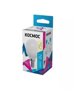 Лампа светодиодная GL45 8Вт E14 3000К 220В Космос Lksm_LED8wGL45E1430