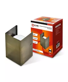 Светильник GX53S-2BR-WALL GX53 230В накладной двусторон. подсветка бронз. IN HOME 4690612024486