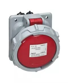 Розетка встроенная 63А 3К+Н+З 380В IP67 Leg 555589
