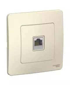 Розетка компьютерная 1-м СП Blanca RJ45 кат.5E молочн. SE BLNIS045002