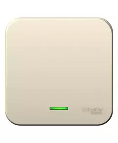 Выключатель 1-кл. ОП Blanca 10А IP20 (сх. 1) 250В с подсветкой с изолир. пластиной молочн. SE BLNVA101112