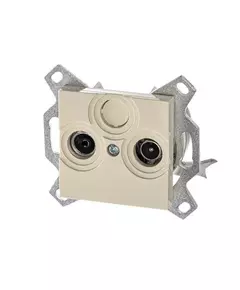 Розетка телевизионная оконечная TV/R Levit сл. кость ABB 2CHH083503A6017