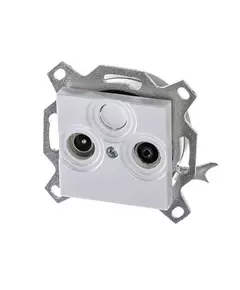 Розетка телевизионная проходная TV/R Levit 7дБ жемчуж. ABB 2CHH083607A6068