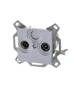 Розетка телевизионная проходная TV/R Levit 7дБ серебр. ABB 2CHH083607A6070