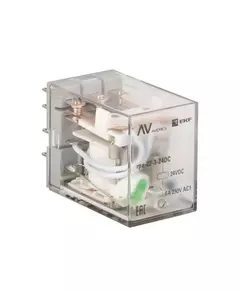 Реле промежуточное RPA 22/3 6А 24В DC AVERES EKF rpa-22-3-24DC
