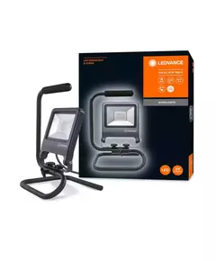 Прожектор светодиодный WORKLIGHT 30Вт 2700лм 4000К нейтр. бел. переносной с ручкой сер. LEDVANCE 4058075213852