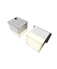 Светильник светодиодный RVE-LBX-LUMO20-PLAZA7510-2-GR квадрат грильято 2шт 65х65х60мм 10Вт встраиваемый 4000К бел. RVElektro RVE00003247