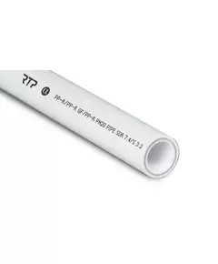 Труба PPR 32х4.4 PN20 стекловолокно бел. (дл.2м) RTP 10332