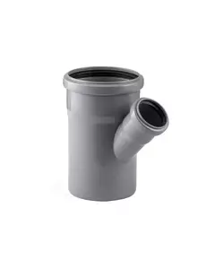 Тройник ВК ПП 110/50х45 сер. RTP 36573
