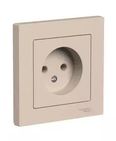 Розетка AtlasDesign 16А без заземл. в сборе песочн. SE ATN001240