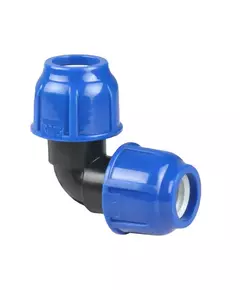Отвод компрессионный PN16 d25 для ПЭ труб RTP 11527