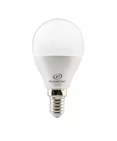 Лампа светодиодная RS G45 E14 6W 220-240V 4000К 6Вт 600лм Ra 90 шар Русский Свет 15010445051