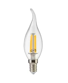 Лампа светодиодная филаментная RS F BXS E14 7W 220-240V 2700К 7Вт 810лм Ra 90 свеча на ветру Русский Свет 15011045087