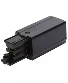 Ввод питания левый RS 3C TRACK PCL BK 65х32мм черн. Русский Свет 19131021018