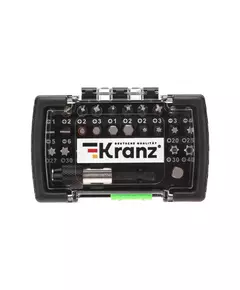Набор бит с магнитным держателем пластиковый кейс 32 шт Kranz KR-92-0464