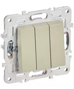 Выключатель 3-кл. SKANDY 10А SK-V11B беж. IEK SK-V30-0-10-K10