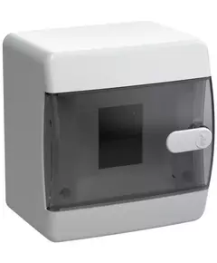 Корпус пластиковый ЩРН-П-4 IP41 черн. прозр. дверь UNION Compact IEK UIC-KP12-N-04-41-K01