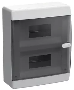 Корпус пластиковый ЩРН-П-18 IP41 черн. прозр. дверь UNION Compact IEK UIC-KP12-N-18-41-K01