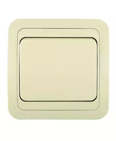 Выключатель 1-кл. СП Mimoza 10А IP20 крем./крем. Makel 25001