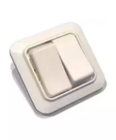 Выключатель 2-кл. СП 6.3А IP20 С56-У02 бел. БЕЛ. ЦЕРКОВЬ С56-У02