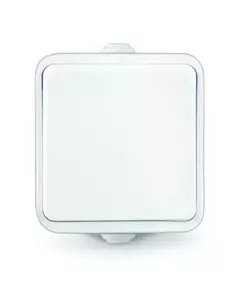 Розетка 1-м ОП Клио 16А IP44 с заземл. с крышкой бел. UNIVersal К2229