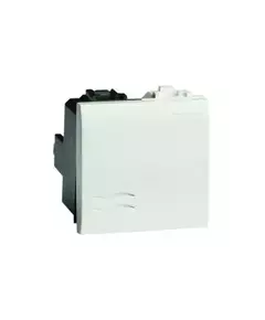 Переключатель 1-кл. 2мод. Brava 16А IP20 бел. DKC 76012B