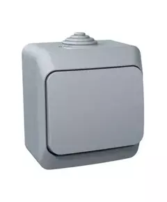 Выключатель 1-кл. ОП Этюд 10А IP44 10AX сер. SchE BA10-041C