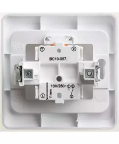 Переключатель 1-кл. СП Этюд 10А IP20 с подсветкой бел. SchE BC10-007B