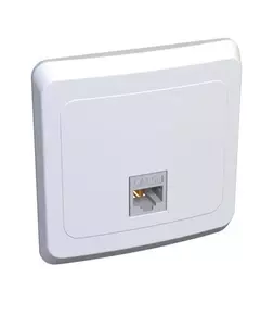 Розетка компьютерная 1-м СП Этюд RJ45 бел. SchE KOMC-001B