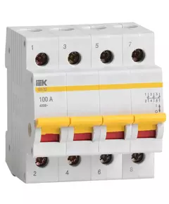 Выключатель нагрузки ВН-32 100А/4П IEK MNV10-4-100