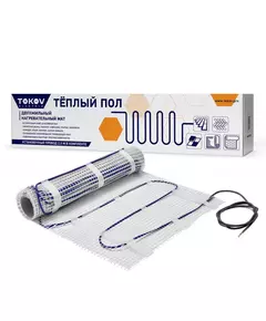 Комплект "Теплый пол" (мат) 150Вт/кв.м 1.5кв.м TOKOV ELECTRIC TKE-MAT150-225-1.5